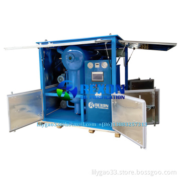 ZYD-150 High Vacuum Transformer Oil Filtration Machine Insulating Oil Purifier 9000LPH